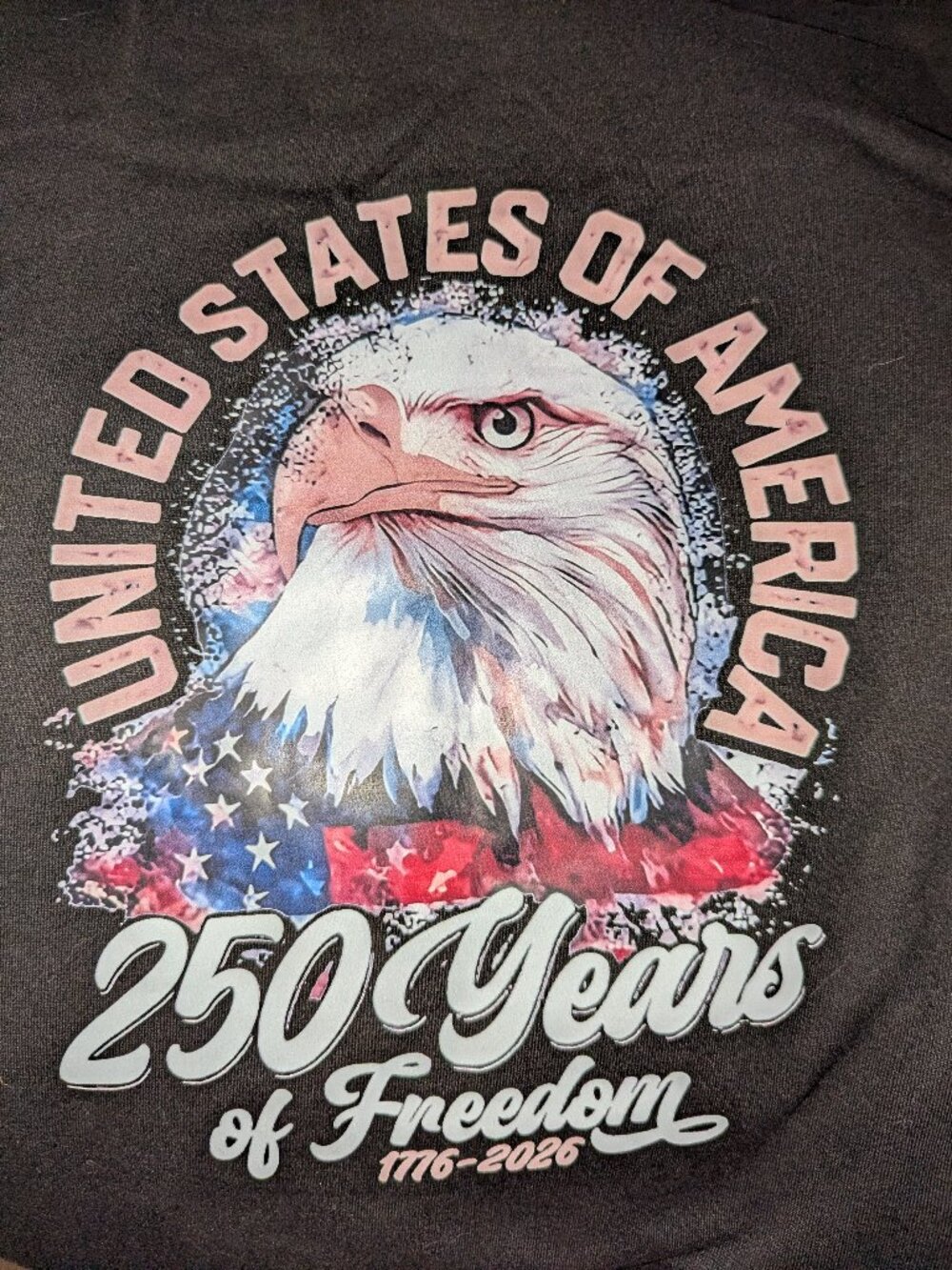 Graphic t-shirt, America 250 years, New!